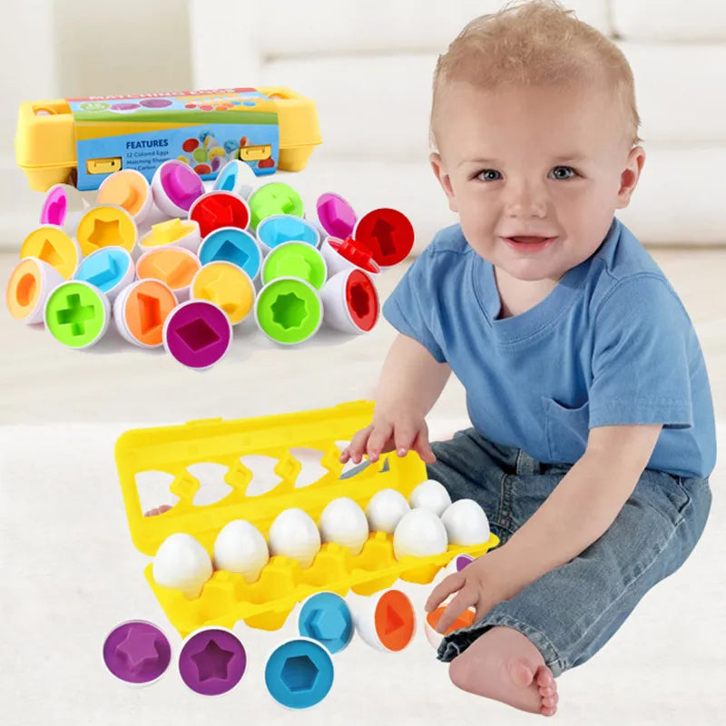 Montessori Geometric Eggs