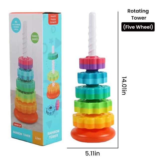 Child's Fun and Educational Color Tower Toys