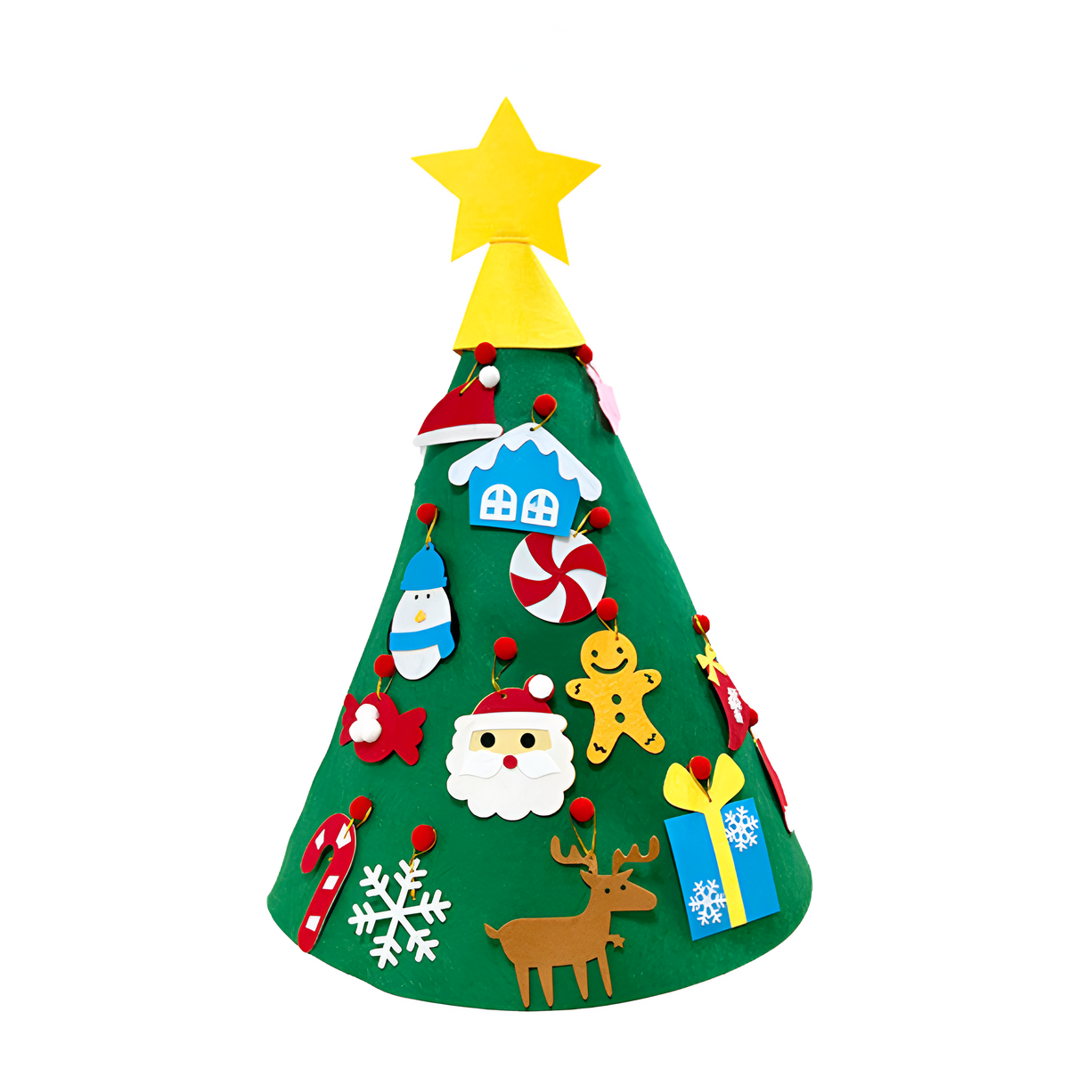 Montessori 3D DIY Felt Christmas Tree