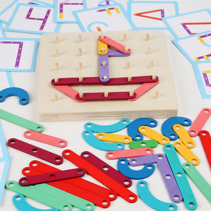 Montessori Pegboard Puzzle